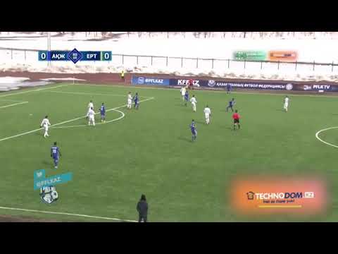 FK Akzhayik vs I. Pavlodar 1-0 Goal 31-3-2018