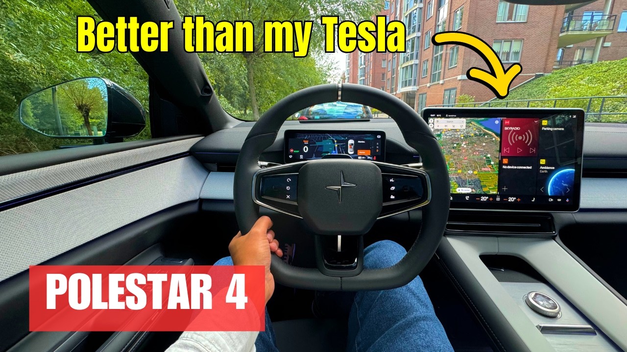 Polestar 4 Long Range Single Motor RWD | Review POV Test Drive | 272HP