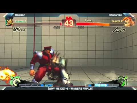 SSF4: Harrison vs Hoodaman - Winners Finals - Why Me Dojo? 4