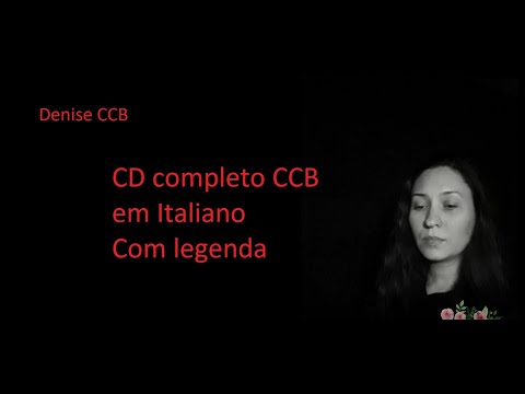 1 HORA DE HINOS CCB EM ITALIANO - COM LEGENDA