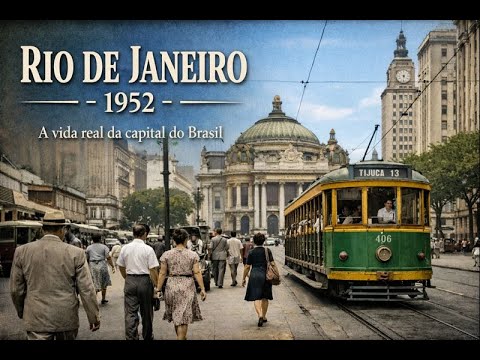 Rio de Janeiro em 1952: trabalho duro, futebol, Carnaval e o cotidiano da capital do Brasil