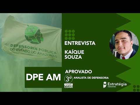 Aos 23 anos, Kaíque passou no DPE AM. Veja como ele conciliou os estudos para concurso e a faculdade