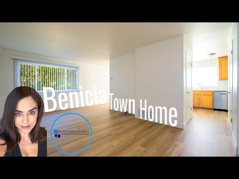 Unique Benicia 3 bed condo with separate downstairs entrance property video