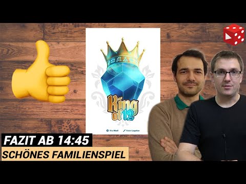 King of 12 (Rita Modl, Corax Games 2020) - Let's Play Review with Carl & Ben - Board Game Review
