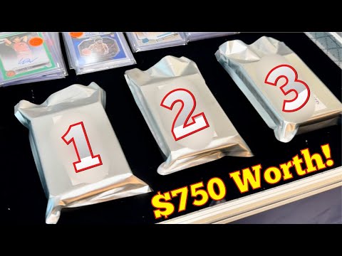 I BOUGHT THREE $250 PACKS AT THE SPORTS CARD SHOW!