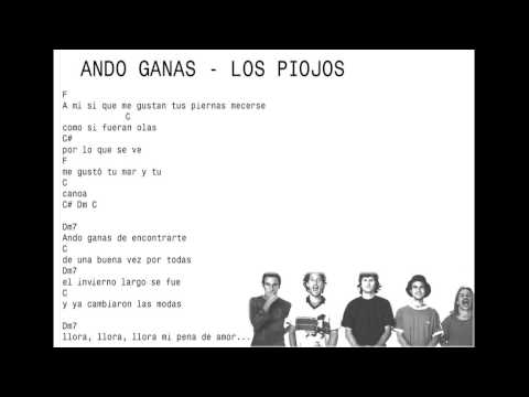 Ando ganas - Los piojos