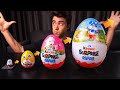 ASMR GIANT KINDER JOY SURPRISE EGG CHOCOLATE PARTY FROM MINI FOOD TO GIANT CHOCOLATE McBang ASMR