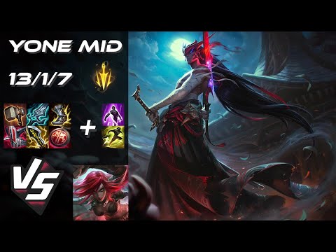MID Yone vs Katarina - EU Challenger Patch 25.S1.5