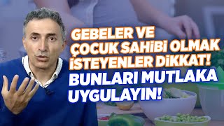 Gebeler ve Çocuk Sahibi Olmak İsteyenler DİKKAT! Gebelikte Beslenmenin Rolü! Doktor Fitt