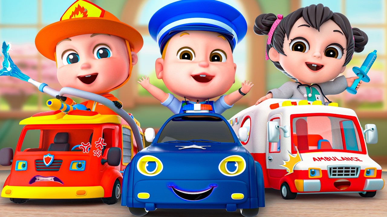 動物たちとバスに乗る歌 🚌 乗り物の歌 | Wheels On The Bus - Color Cars | 童謡 | アニメ | 動画 | 子供の歌 | Super Sumo - 子どもの童謡