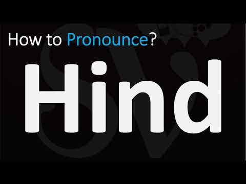 How to Pronounce Hind? (CORRECTLY)