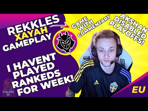 G2 Rekkles Talks - We Played Beach Voleyball Today ⚽ Akshan Is Disabled For Playoffs! 🤯