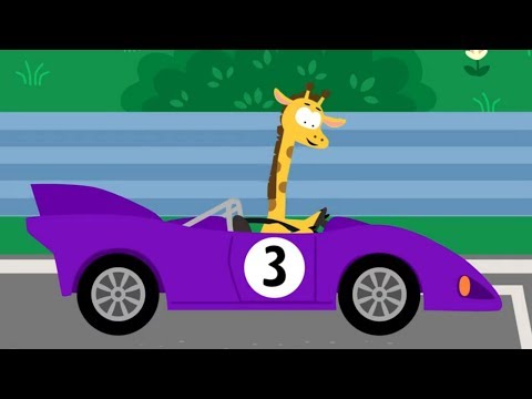 Das Kätzchen und die Zaubergarage. Folge 6 - Das Kätzchen beim Autorallye. Kinder Zeichentrick.