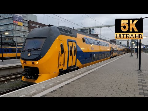 5K Cab Ride: Many spotters! But wait... Enschede - Amersfoort CABVIEW HOLLAND VIRM 15jan 2021