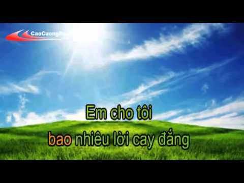 Hãy Cho Tôi Karaoke   Nguyễn Hưng   CaoCuongPro   YouTube
