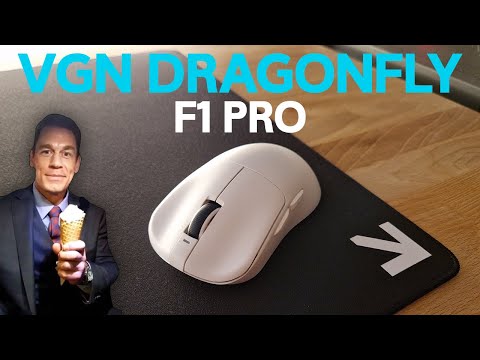 VGN Dragonfly F1 Pro Max Wireless Gaming Mouse, 130h Playtime Long Endurance, 55g Lightweight, PAW3395 26K DPI Flagship Sensor, 4000Hz Polling Rate Supported, Low Latency Esports Peripherals, White video review thumbnail
