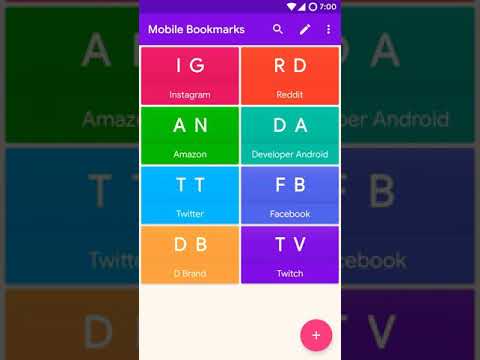 Mobile Bookmarks