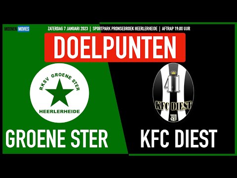 Door een doelpunt in laatste minuut wint KFC Diest van Groene Ster!