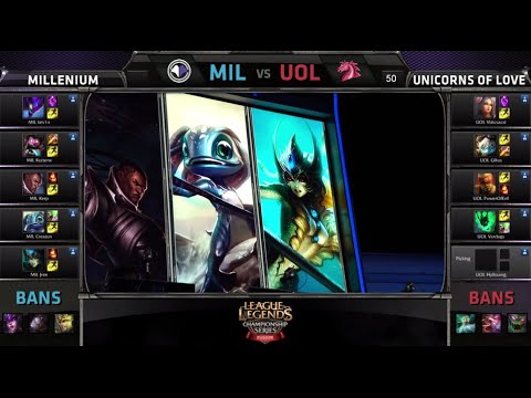 Millenium vs Unicorns of Love | Game 1 Season 5 EU LCS Spring Promotion/Relegation | MIL vs UOL G1
