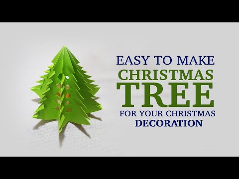 PAPER CHRISTMAS TREE