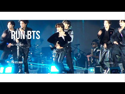 221015 YET TO COME in BUSAN - RUN BTS BTS JIMIN Focus｜방탄소년단 YTC 부산 달려라방탄 지민 직캠 (4K Fancam)