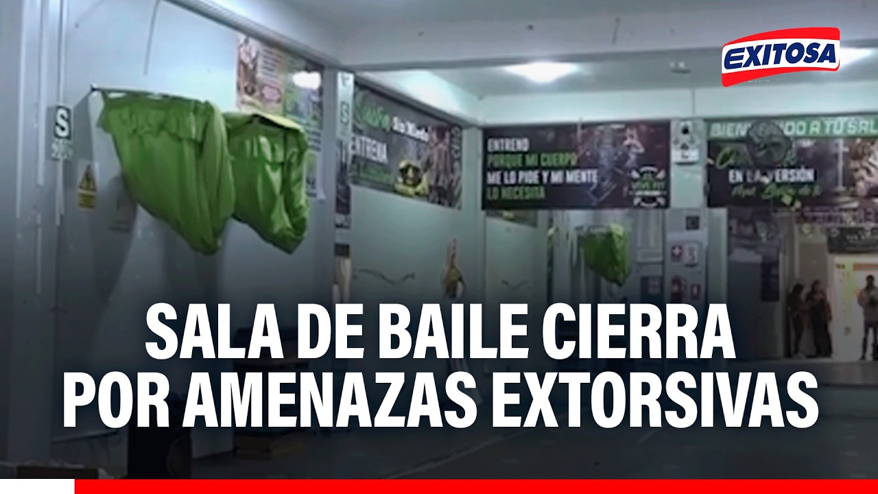 🔴🔵 Cierran sala de baile tras constantes amenazas y ataques extorsivos