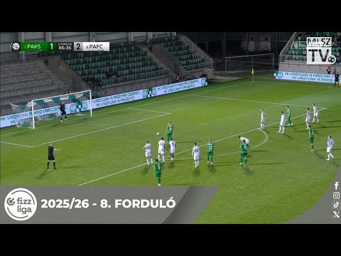 Paksi FC – Puskás Akadémia FC | 3-2 | (1-1) | Fizz Liga | 8. forduló | MLSZTV