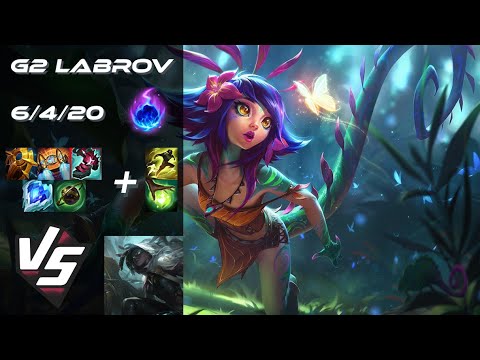 G2 Esports Labrov SUPPORT Neeko vs Senna - EU Challenger Patch 25.24