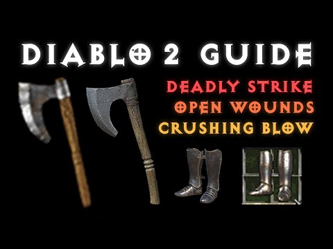 [BEGINNER] Deadly Strike, Open Wounds & Crushing Blow Explained for Diablo 2 Resurrected Melee