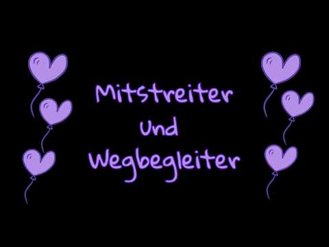 Mitstreiter und Wegbegleiter