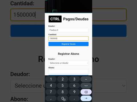 CTRL Pagos/Deudas