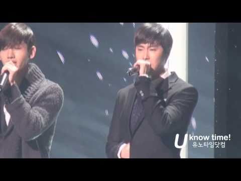 110107 U-Know sing "Story I don't want to believe in" Fancam