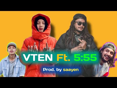 VTEN Ft. 5:55 - Cypher (Psycho EP) / Psychedelic Rap (Music Video) || (Prod. by saayen) ||