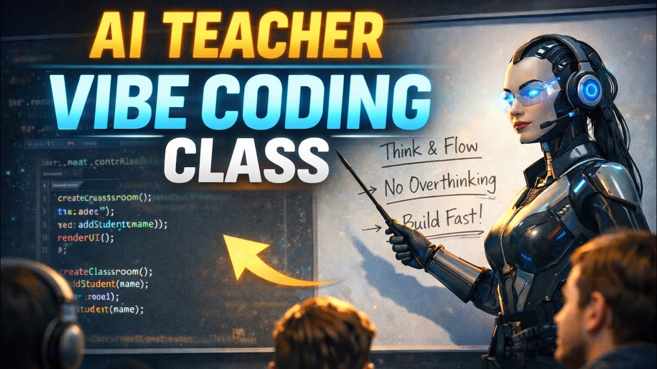 AI Teacher Explains Vibe Coding (Full Classroom Session)