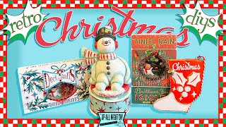 RETRO CHRISTMAS DECORATION DIYS with a Kitschy Kick!