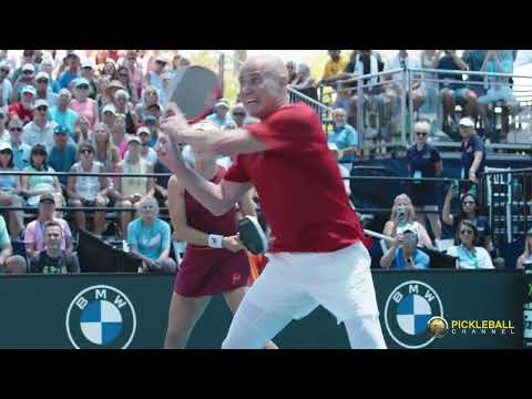 Agassi/Waters at the 2025 US Open Pickleball Championships
