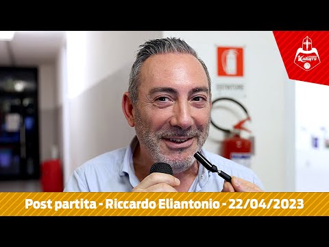 Post partita Gallarate - Legnano | Riccardo Eliantonio del 22/04/2023