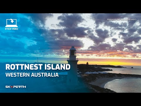 Sunset with Bathurst Lighthouse in Focus | Rottnest Island