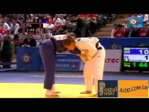 European Judo Championship Vienna 2010 Bronze -78kg Pryshchera (UKR)-Galeone (ITA)
