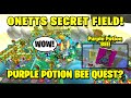 Onetts Secret Field Purple Potion Bee Quest Bee Swarm Simulator