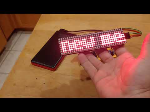 Home Office Door Sign (Bluetooth Arduino)