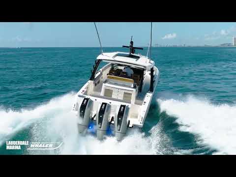 2024 Boston Whaler 420 Outrage Sea Trial Offshore Near Fort Lauderdale