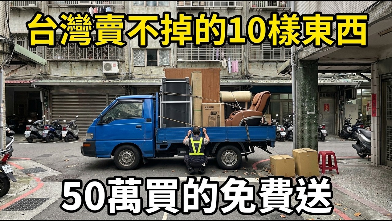 當年花50萬買的，現在免費送都沒人要：台灣二手最賣不掉的10樣東西，第一名連免費搬走都要倒貼錢