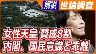 【共同通信 世論調査】改正皇室典範「理解得られず49％」／女性天皇で浮き彫りになった内閣と国民の意識の乖離／カイセツ！