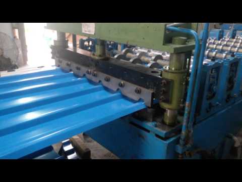 Fully automatic mild steel corrugated roof rolling machine, ...