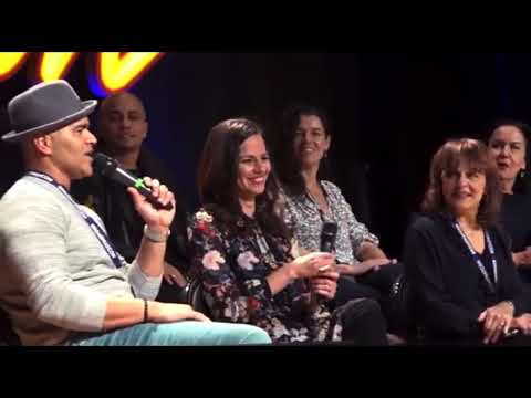 Christopher Jackson does an impression of Lin-Manuel Miranda