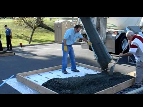 Fox Tilt Up Panel New Underlayment Wetset Product Demo Insulated Concrete Forms