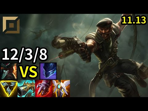Gangplank Top vs Nocturne - KR Master | Patch 11.13