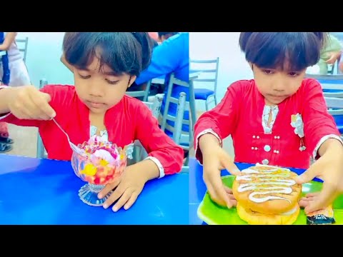 Ice cream 🍨 & Paneer Burger 🍔 | Sunday Special