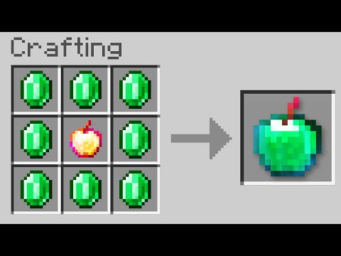 Minecraft, But Crafts Use Emeralds...